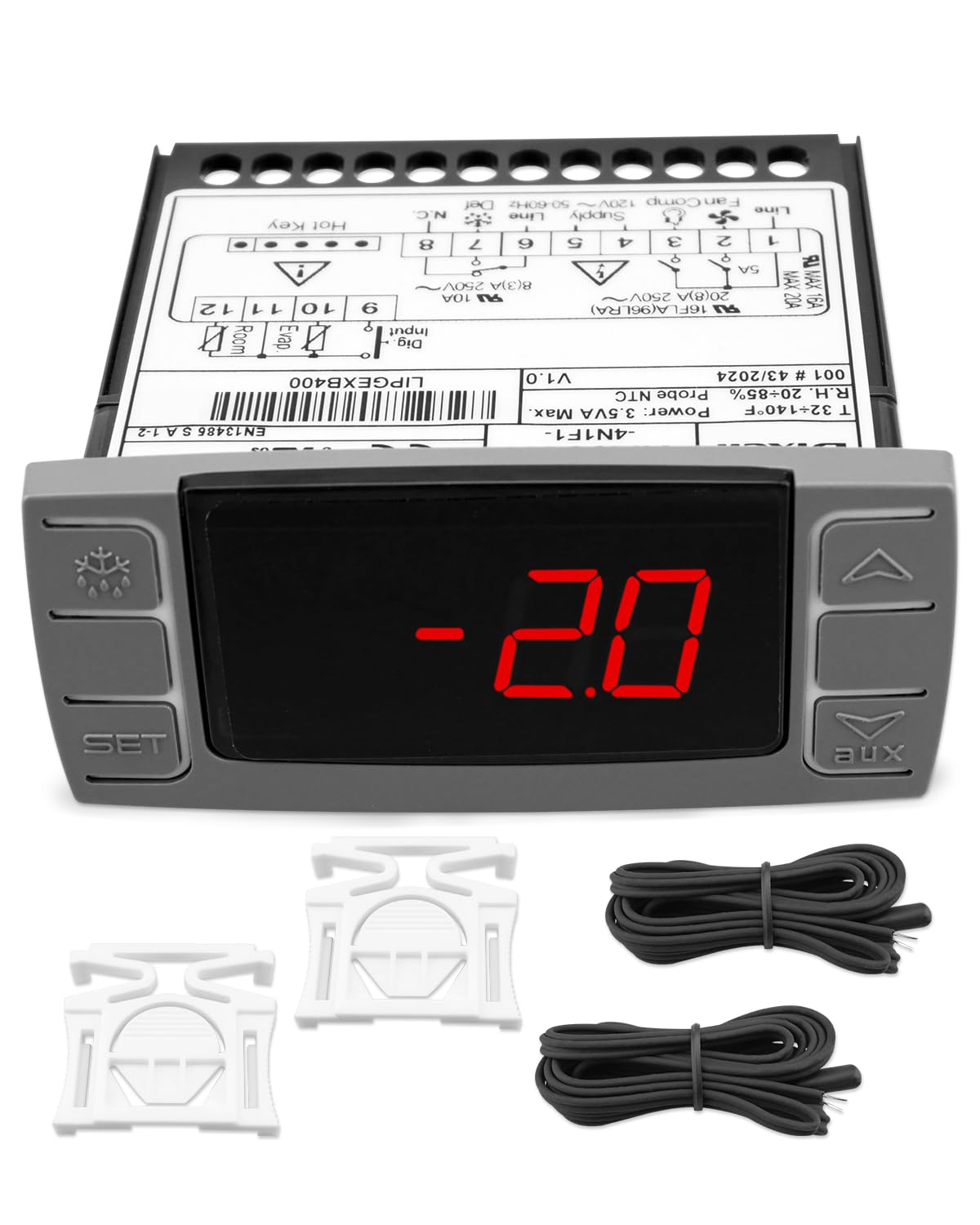Amazon.com: Fit for Dixell XR06CX-4N1F1 Temperature Controller